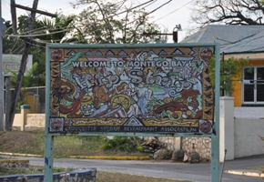Montego Bay tablica informacyjna